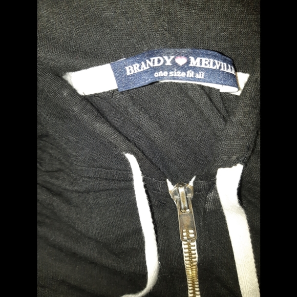Brandy Melville Zip Up Hoodie - Picture 5 of 5